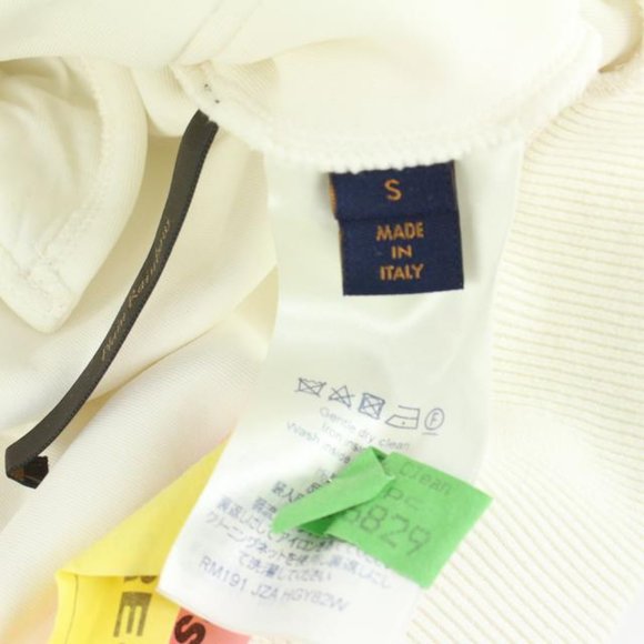 Louis Vuitton Mens Small Plain Rainbow Runway Velour Monogram Zip Sweatshirt - Picture 3 of 12